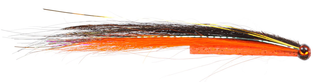 Guideline Mouche tubulaire - HKA Sunray Black & Orange