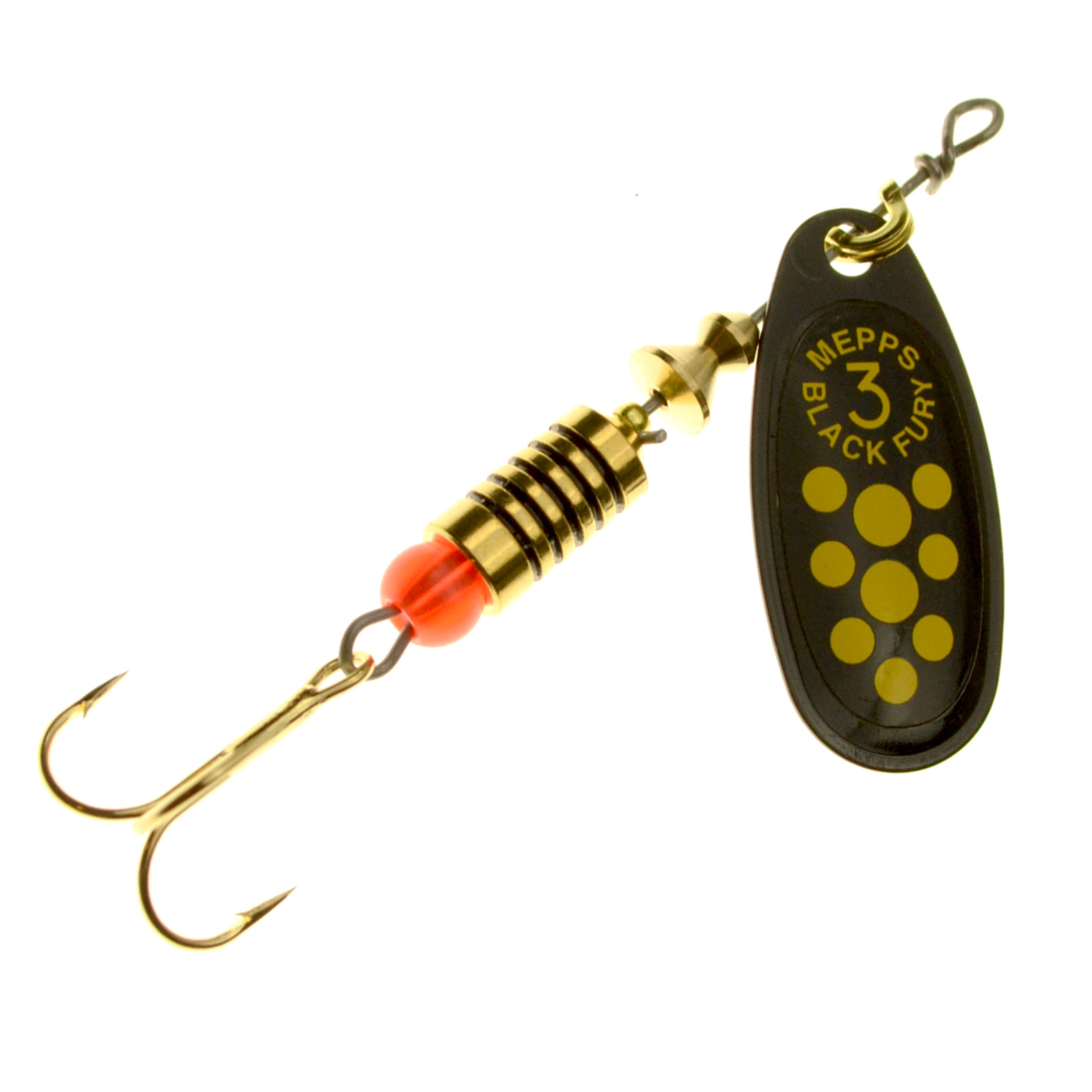 Mepps Black Fury Spinner noir/jaune