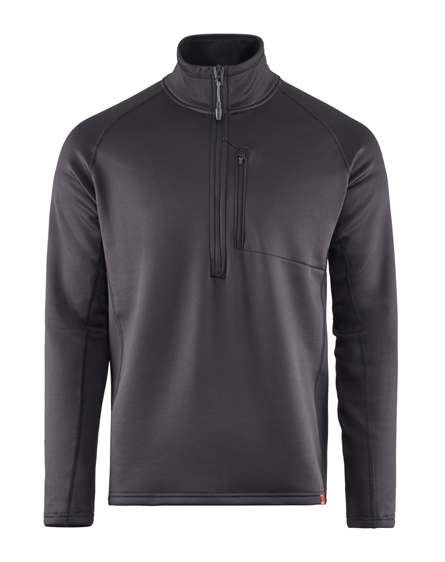 Grundéns Grundies Thermal 1/2 Zip Veste fonctionnelle en polaire black