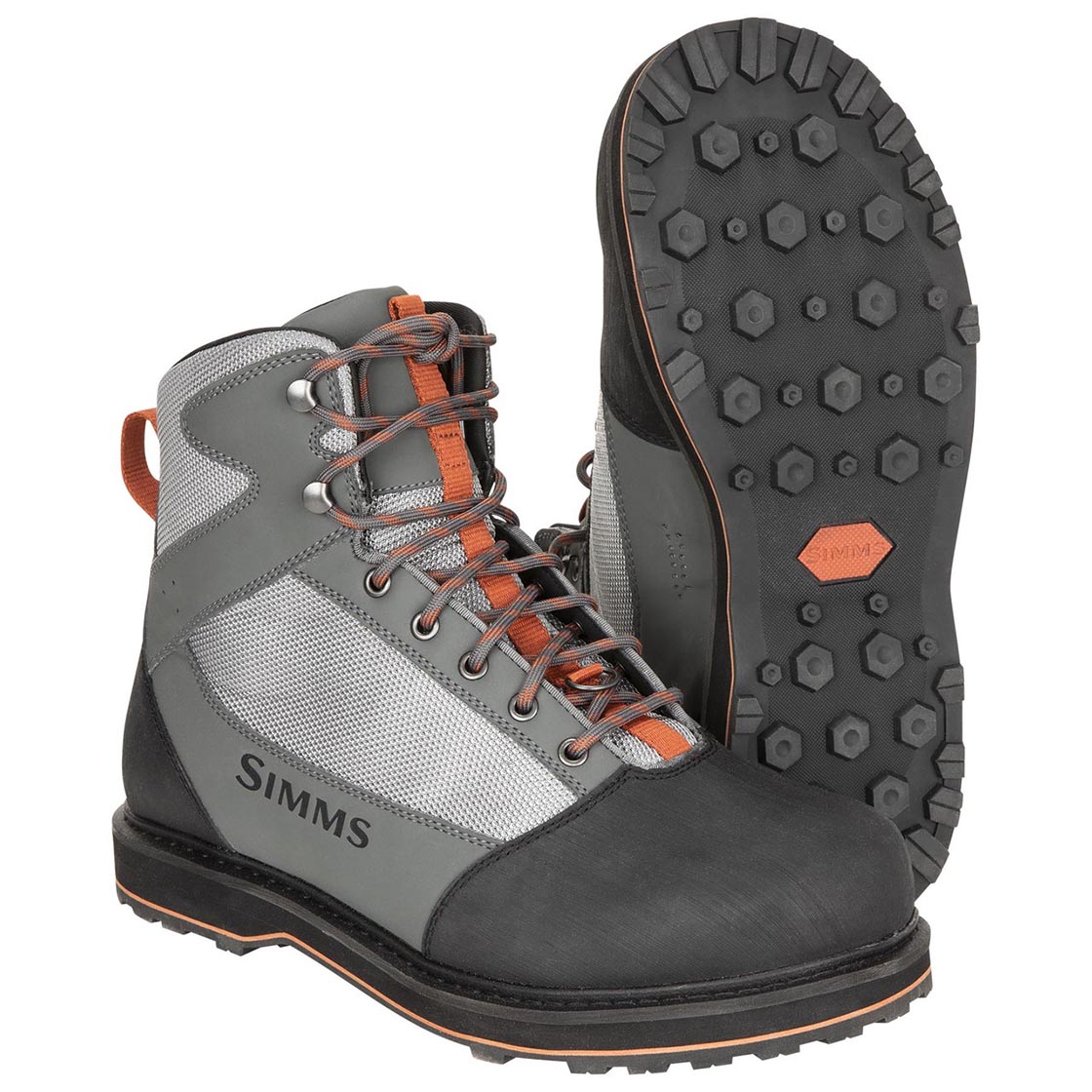 Simms Tributary Boot chaussures de wading avec semelle en caoutchouc striker grey