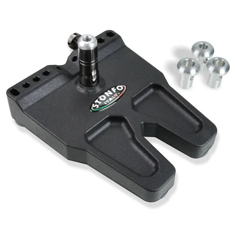 Stonfo 657 Plaque de base pour étau de montage extra grand avec porte-outils universellement adapté