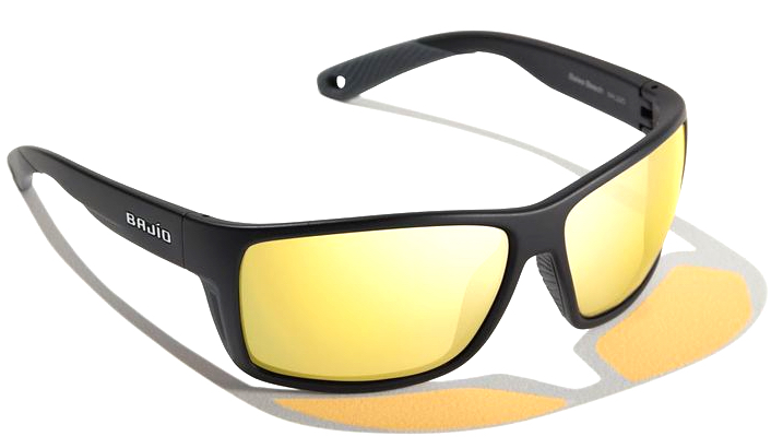Bajio lunettes polarisantes Bales Beach - Black Matte (Yellow Glass)