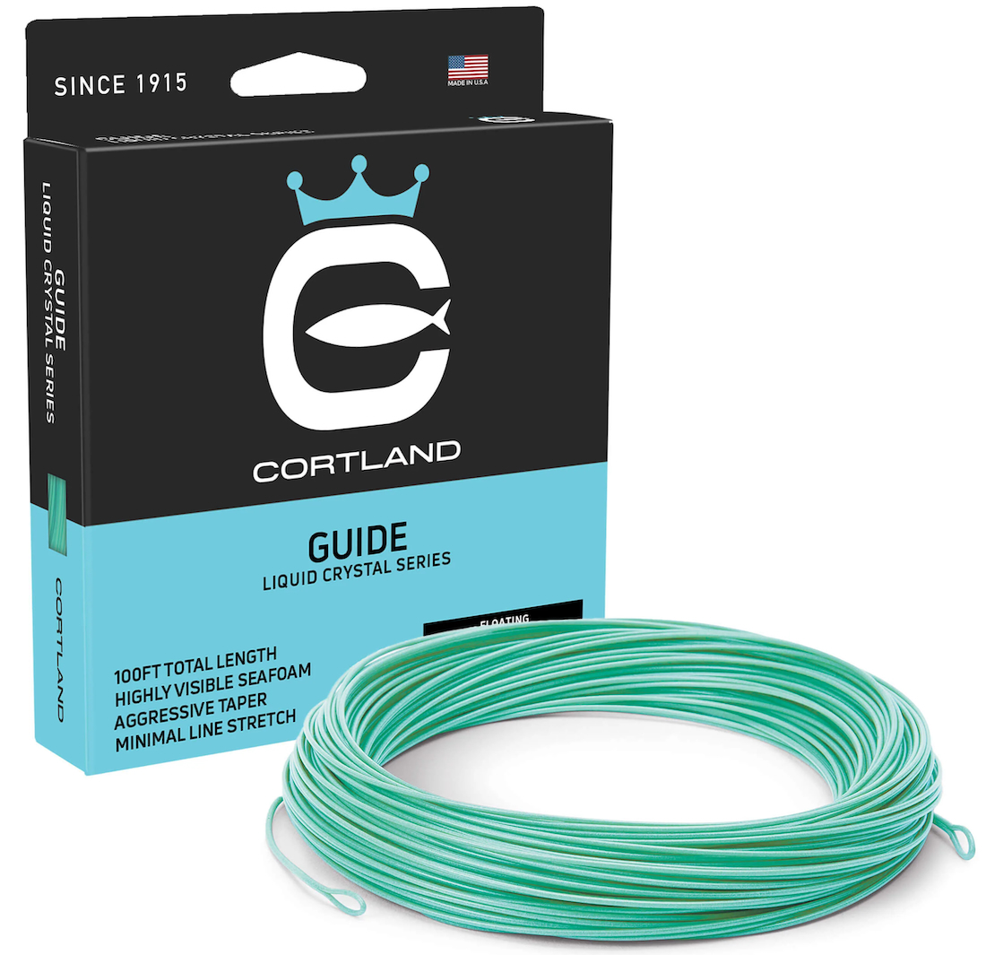 Cortland Liquid Crystal Guide Tropical Saltwater ligne à mouche flottante - Seafoam