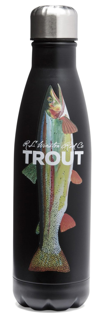 Winston Trout Tumbler Steel Water Bottles bouteille noire