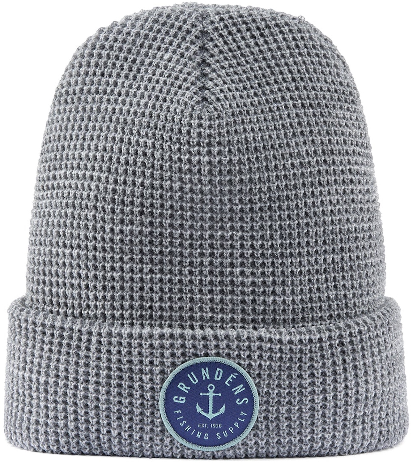 Grundéns Anchor Waffle Beanie bonnet athletic heather