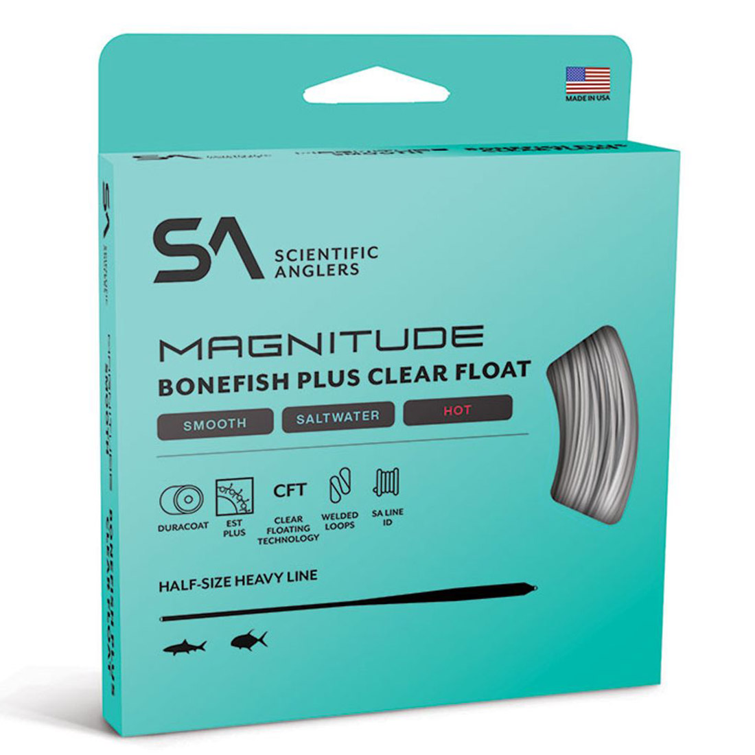 Scientific Anglers Magnitude Smooth Bonefish Plus ligne à mouche Ivory/Clear