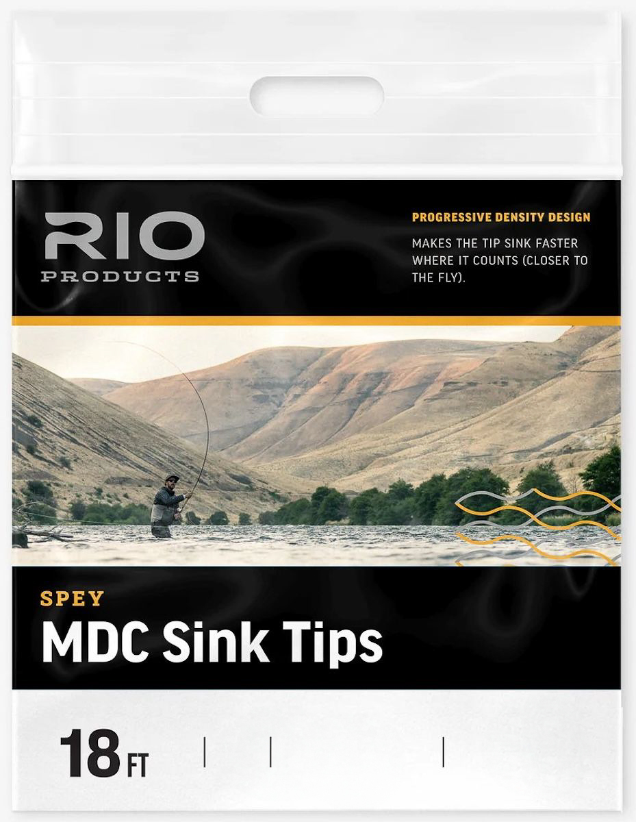 Rio MDC Spey Tip 18 ft Sink 3 Sink 5 Sink 7 pointe interchangeable black