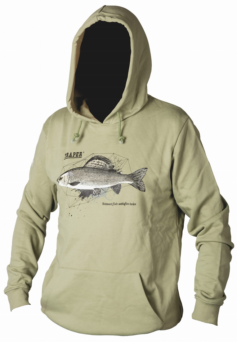 Traper Grayling sweat à capuche vert olive