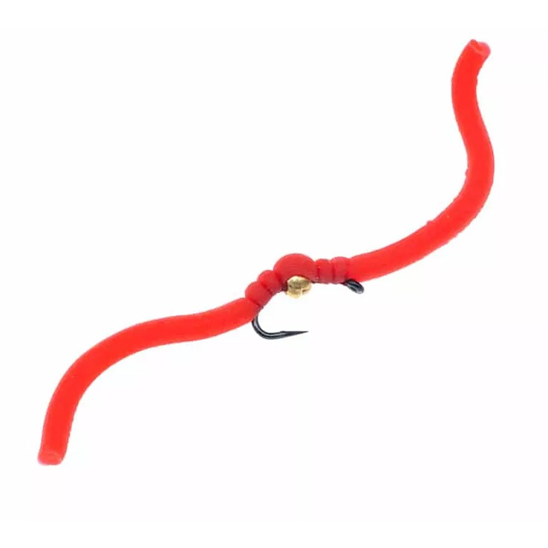 Superflies Tungsten Nymphes Squirmy Wormy Bloodworm Red