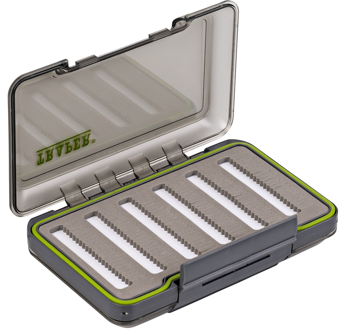 Traper Dryfly Box Double Side Waterproof 128 x 96 x 38mm Boîte à mouches sèche