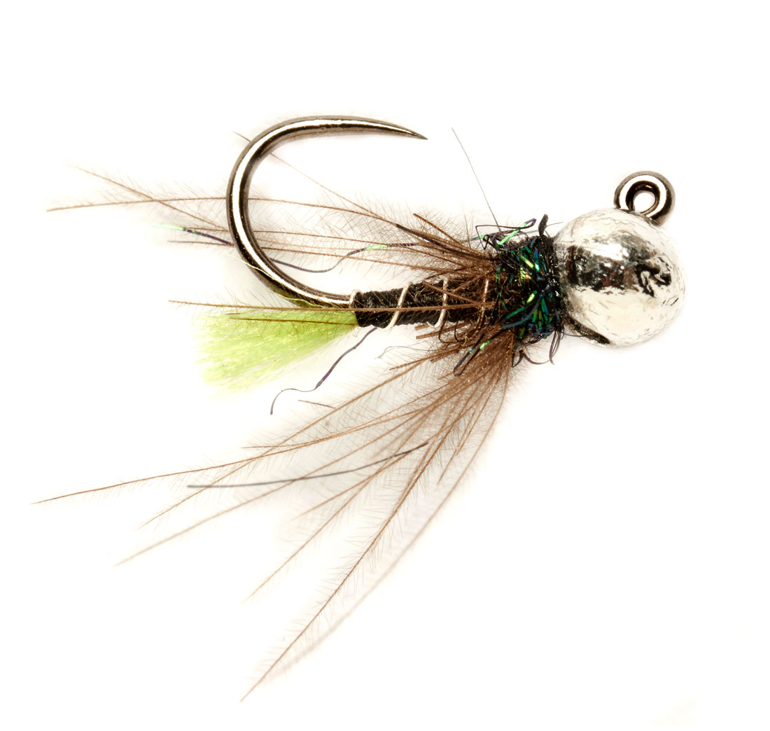 Nymphes Fulling Mill - Roza's Green Tag Jig Barbless