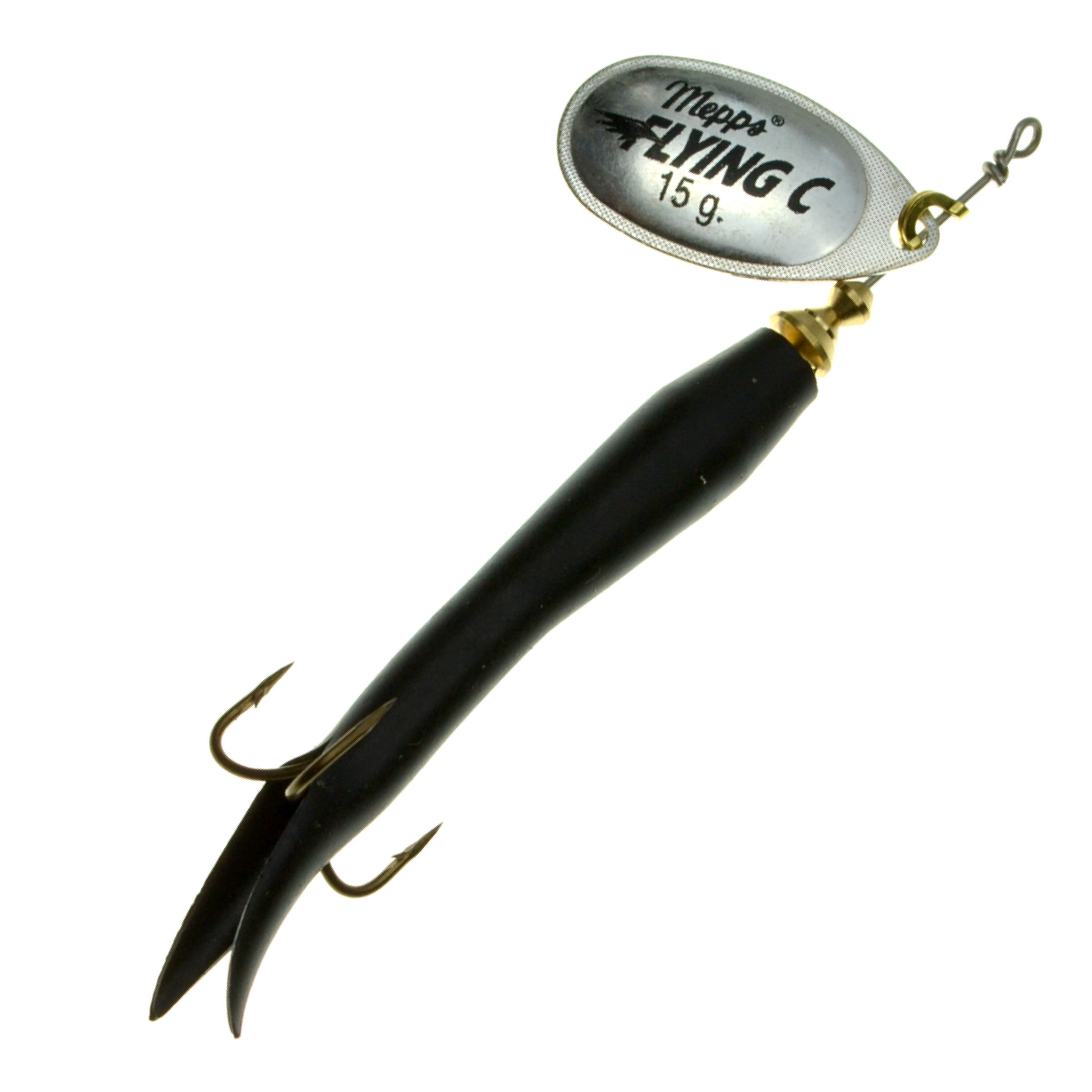 Mepps Aglia Flying Condom Spinner argent/noir