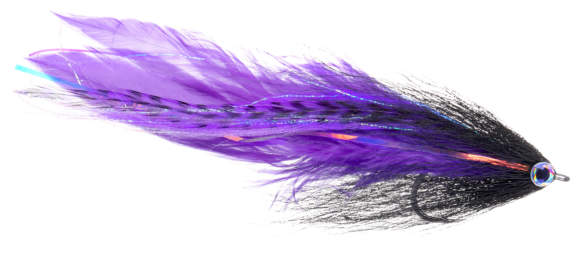 Superflies Hollow GT Deceiver noir/pourpre #6/0