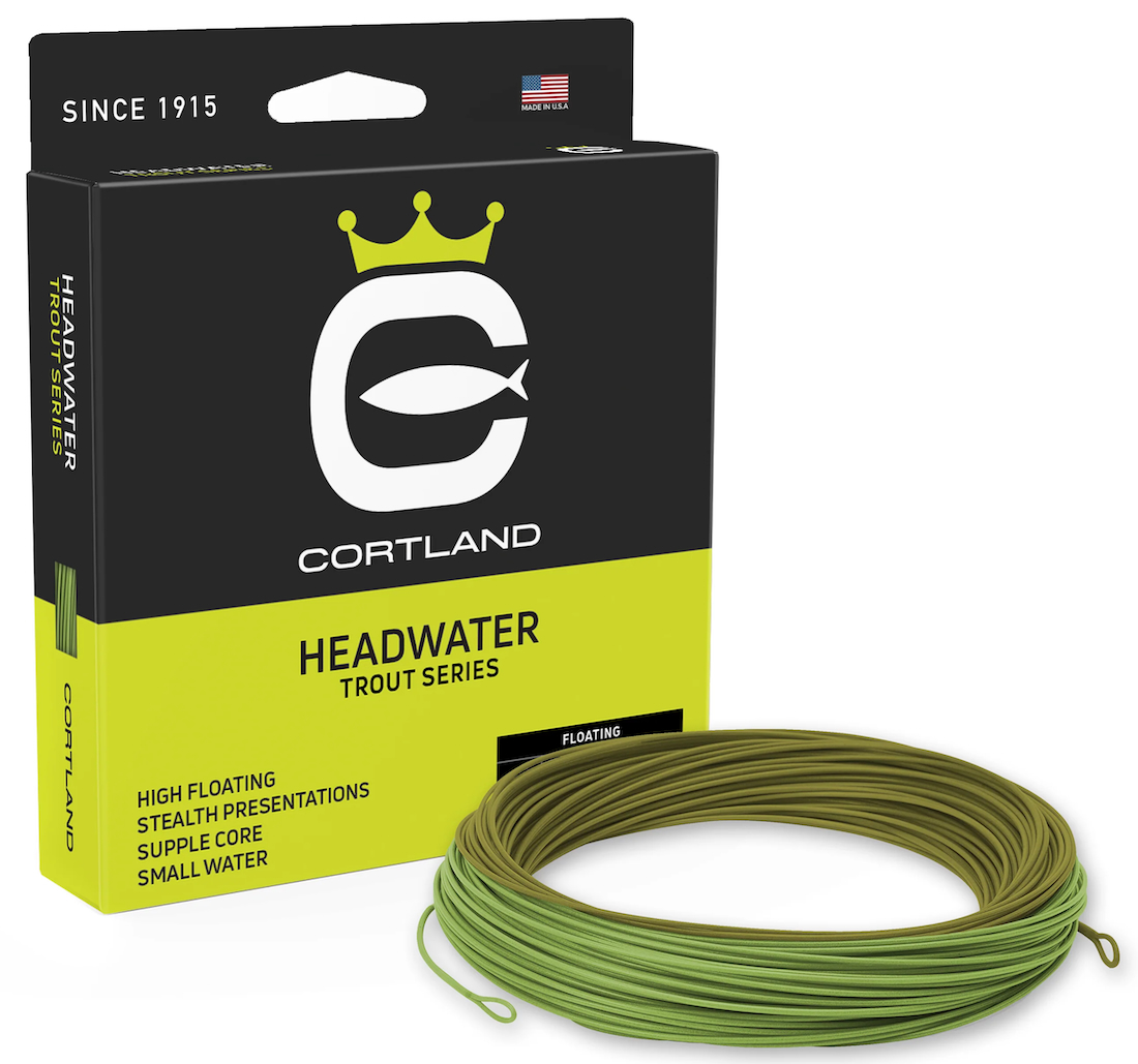 Cortland Headwater - Small Water - Ligne à mouche flottante Olive / Moss