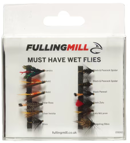 Fulling Mill Set de mouches Must Have Wets Mouches humides