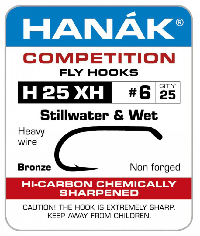 Hanak H 25 XH Hameçon Stillwater & Wet