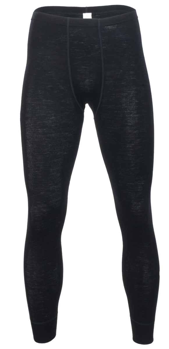 Bratens 100% Norway Merino Long John caleçon noir