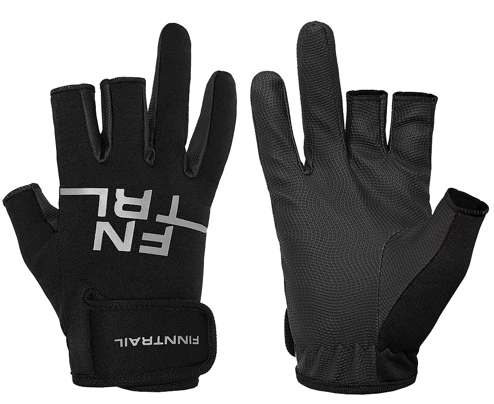 Finntrail Fishing Gloves Neosensor graphite Gants en néoprène