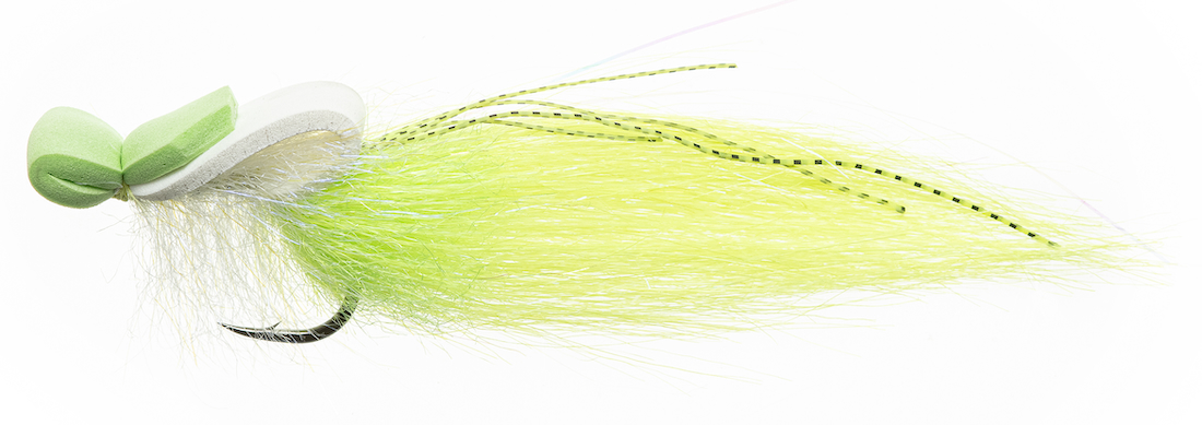 Enrico Puglisi TOP WATER - BLANC / CHARTREUSE - #2/0
