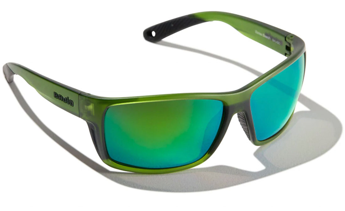 Bajio Lunettes polarisantes Bales Beach - Green Cerveza Matte (Green Mirror Glass)