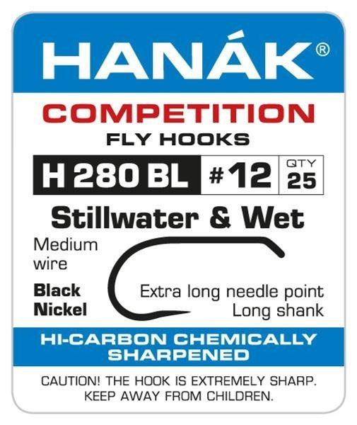 Hanak H 280 BL Hameçon Stillwater & Wet Fly