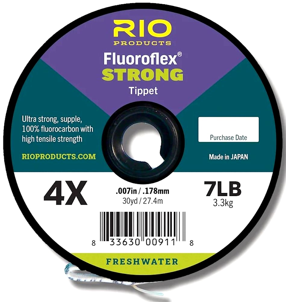 Rio Fluoroflex Strong Tippet 30 yds Spool Fluorocarbone Bas de ligne