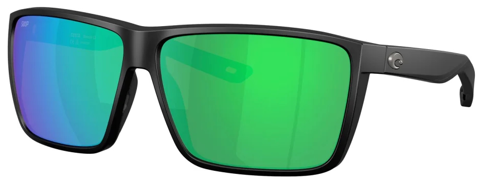 Costa Lunettes polarisantes Rincon II Matte Black (Green Mirror 580G)