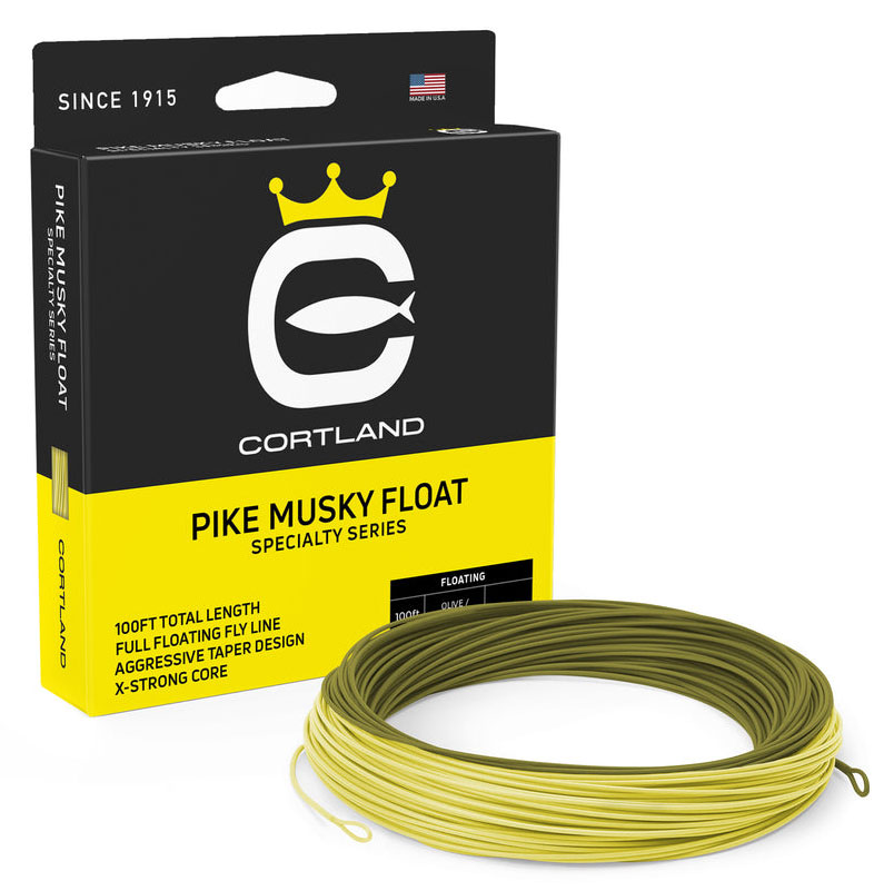 Cortland Pike Musky ligne à mouche Float
