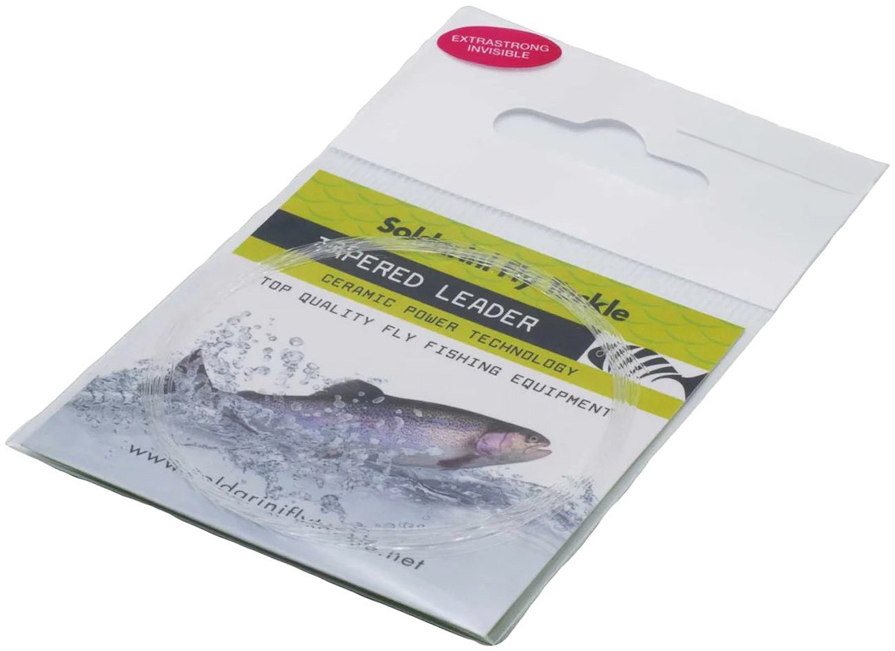 Soldarini Tapered leader 12 ft bas de ligne clear