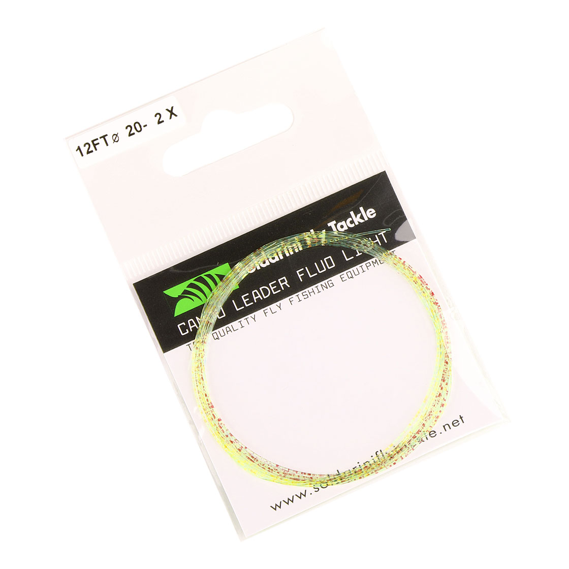 Soldarini Fly Tackle Fluo Light Camou Leader Bas de ligne 12 ft