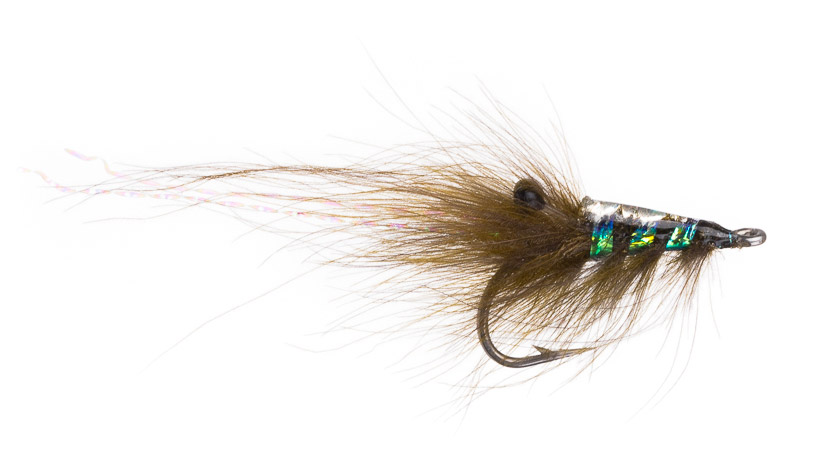 Mouche à truite de mer Runars CDC Reke olive