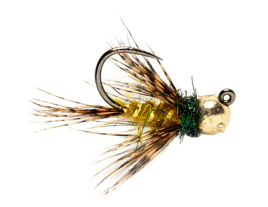 Nymphes Fulling Mill - Rozas Hackled Olive Jig Barbless