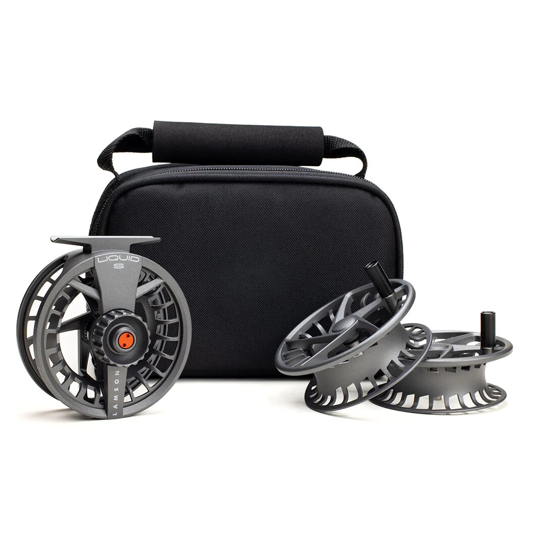 Lamson Liquid S moulinets de mouche en kit smoke