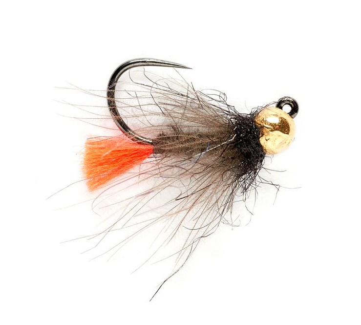 Nymphes Fulling Mill - Tungsten CDC Red Tag Jig Barbless