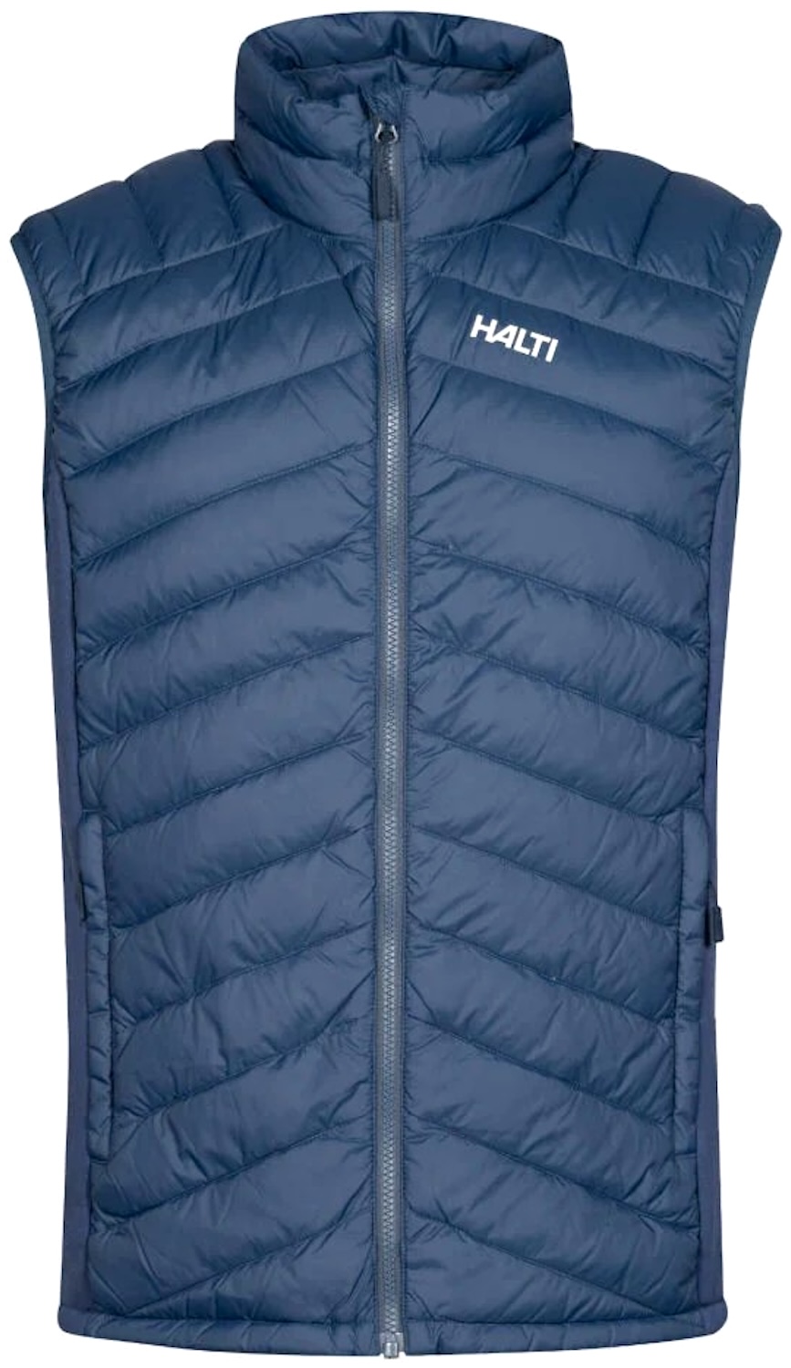 Halti Huippu Down Hybrid Vest Gilet Sargasso Sea Blue