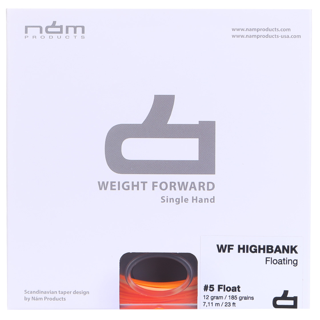 Nam Highbank Short Belly Floating Flyline HD-55lbs Power Core WF ligne à mouche