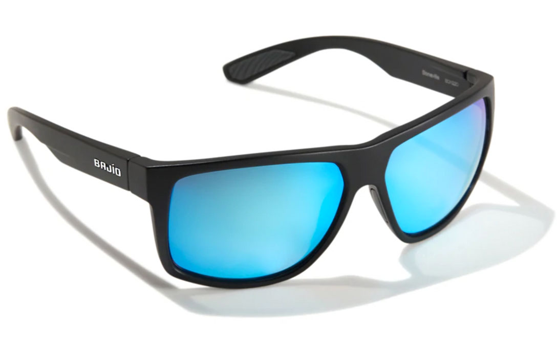 Bajio Lunettes polarisantes Boneville - Black Matte (Blue Mirror Glass)