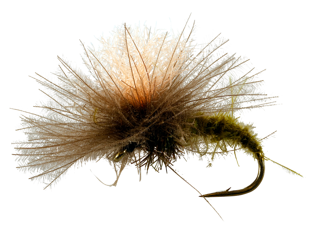 Catchy Flies mouche sèche - CF25 CDC Klinkhammer olive