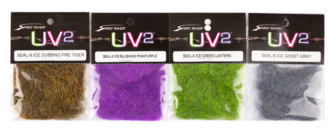Hareline Spirit River UV-2 Seal-X Ice Seal Dubbing