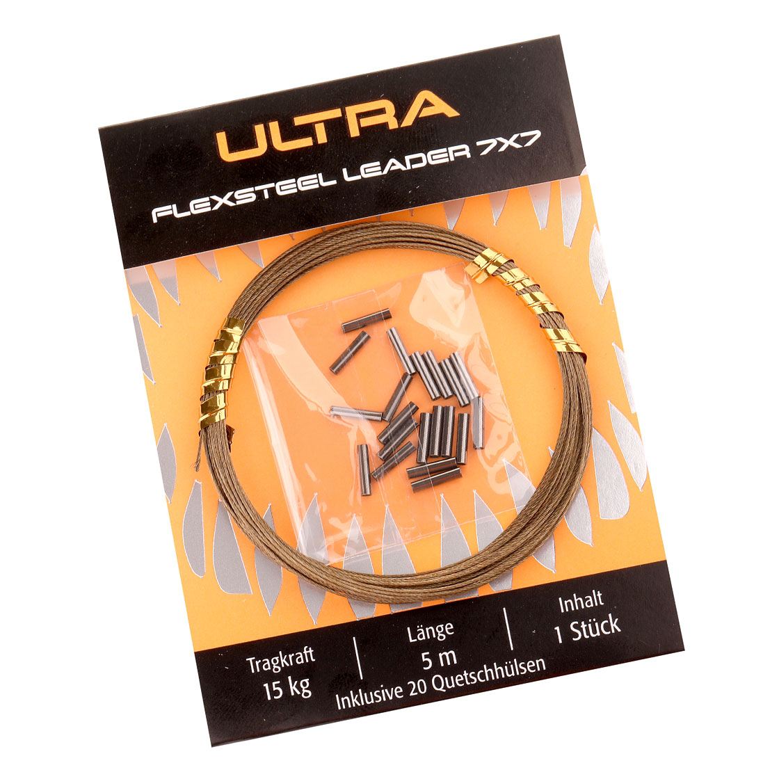 Climax Ultra 7x7 Flexsteel Leader bas de ligne en acier 5 m