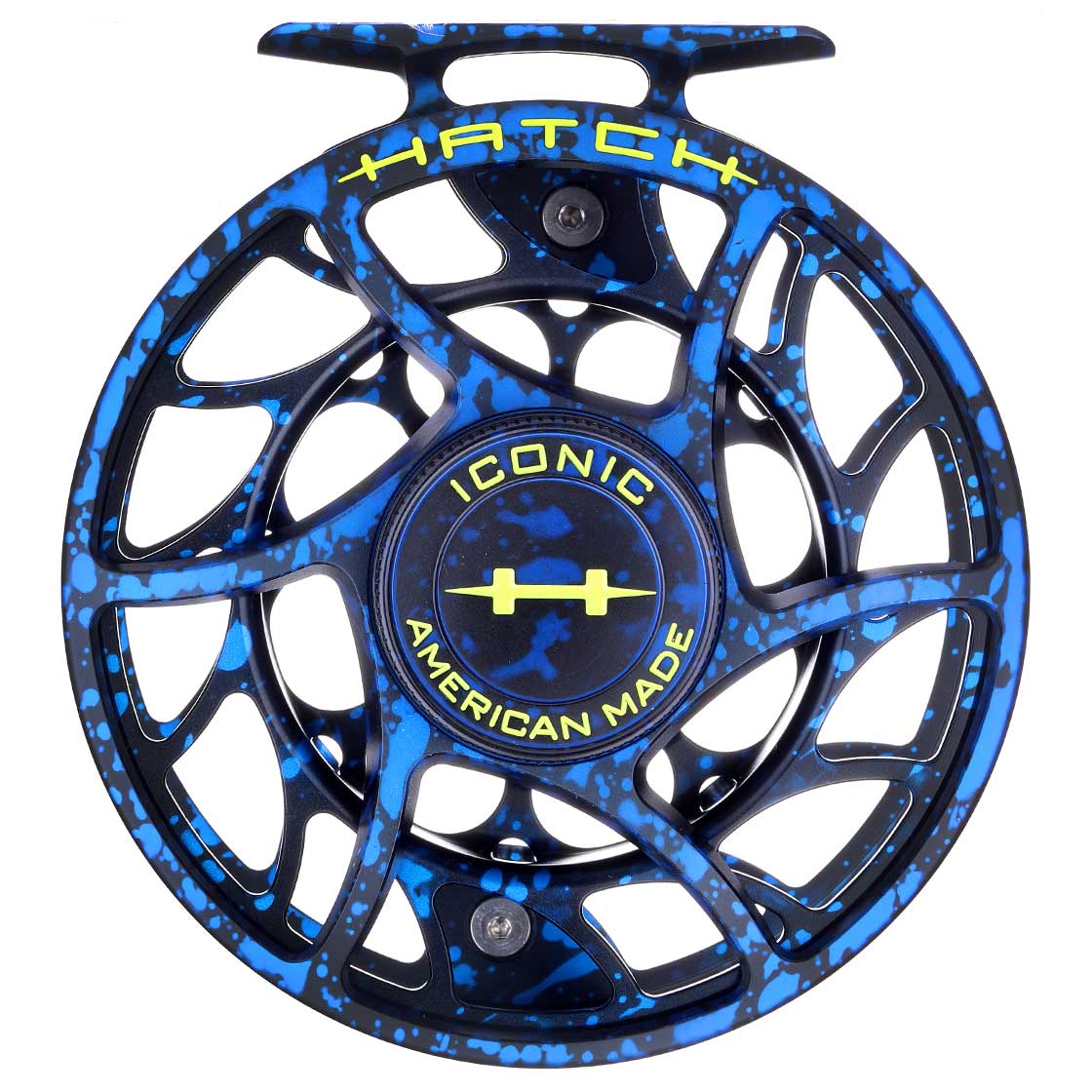 Hatch Limited Custom Dark Matter Iconic Reel Large Arbor moulinets de mouche