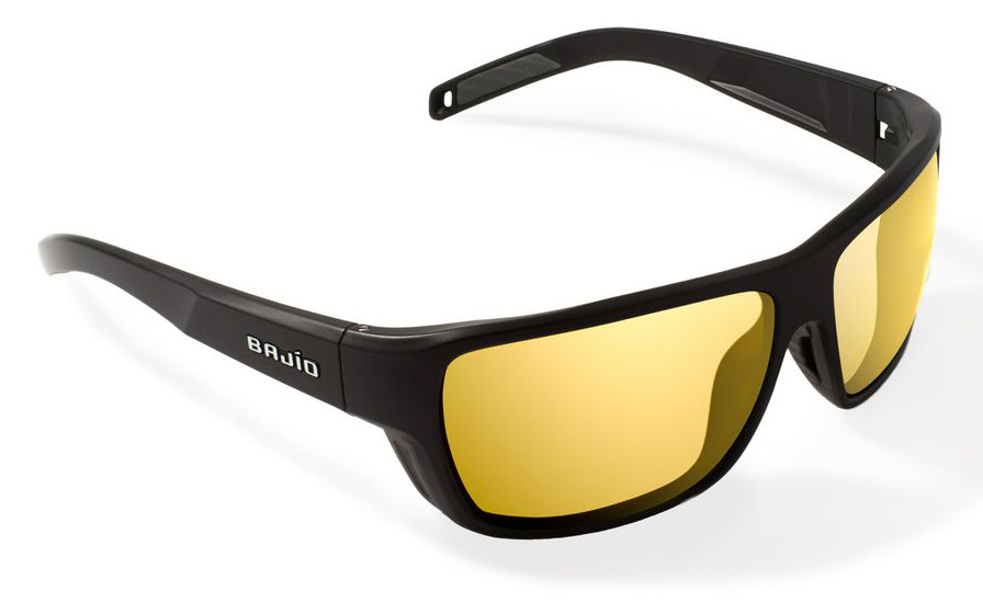 Bajio Lunettes polarisantes Rigolets - Black Matte (Yellow Glass)