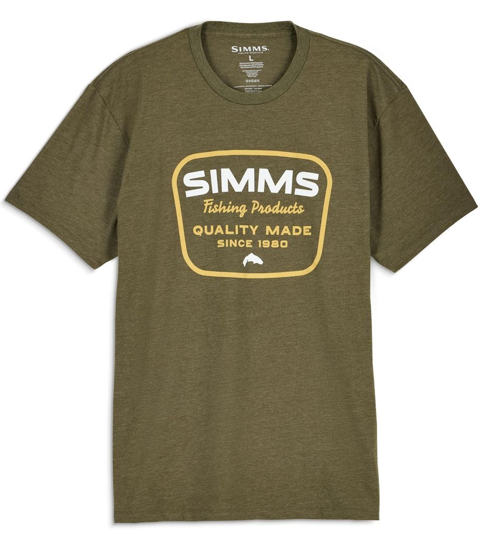 Simms Stamp Lock T-Shirt Military Heather