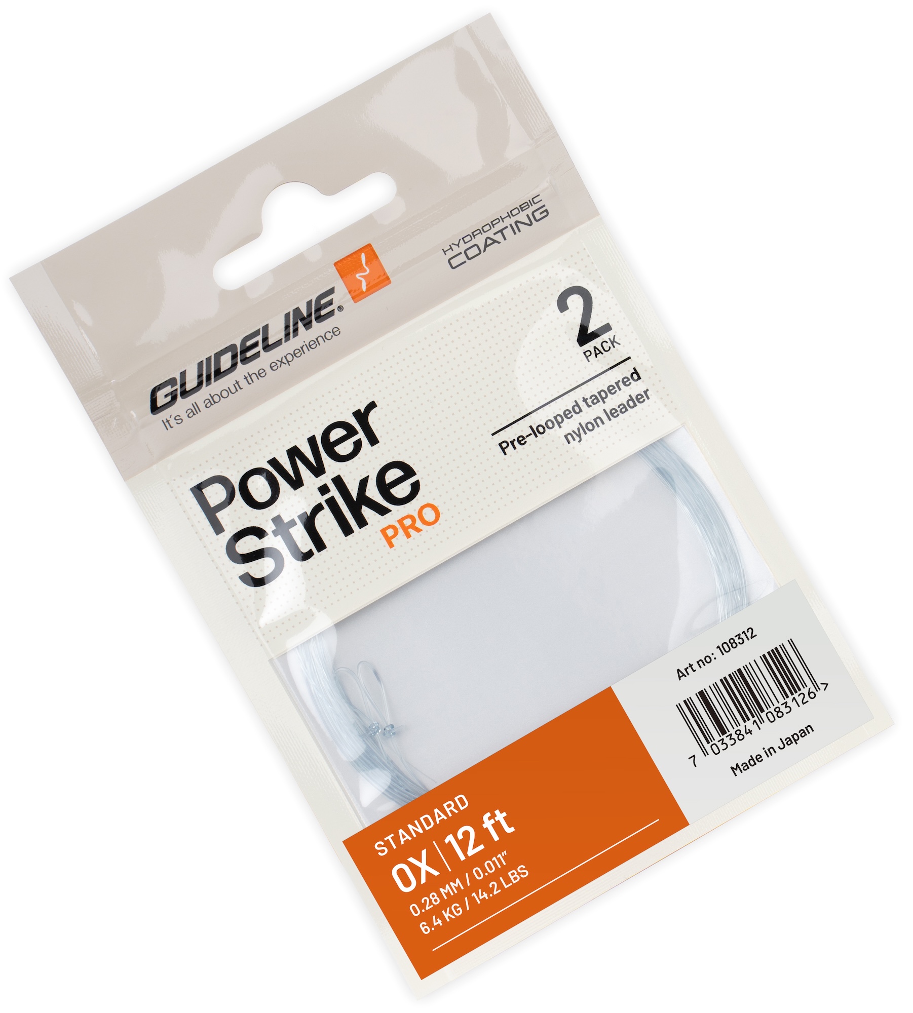 Guideline Standard 12 ft Tapered Leader Bas de ligne