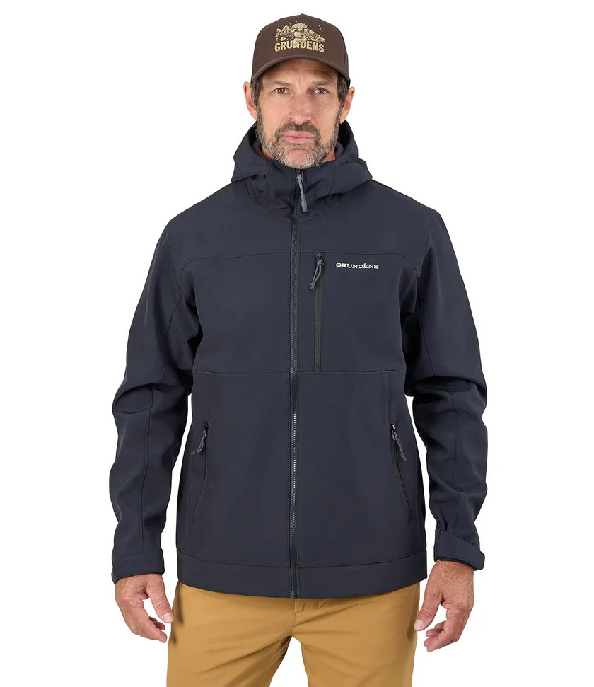 Grundéns Bulkhead Softshell Jacket Windproof & Waterrepellent Black