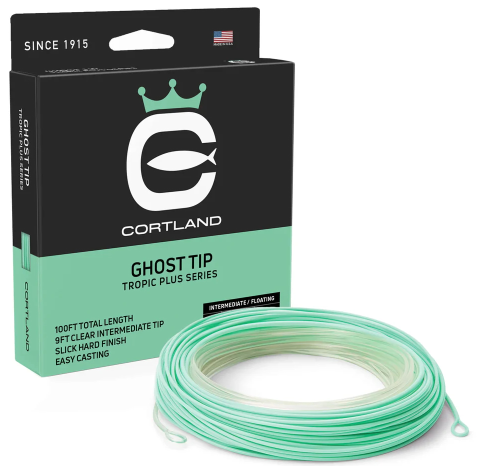 Cortland Ghost Tip Tropical Saltwater Floating - Intermediate Flyline Clear / Seafoam ligne à mouche