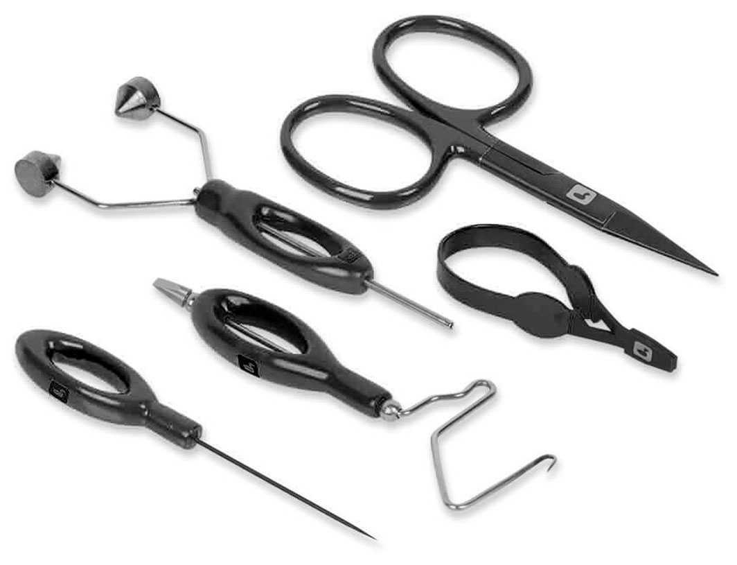 Loon Core Fly Tying Tool Kit Outils de montage Set black