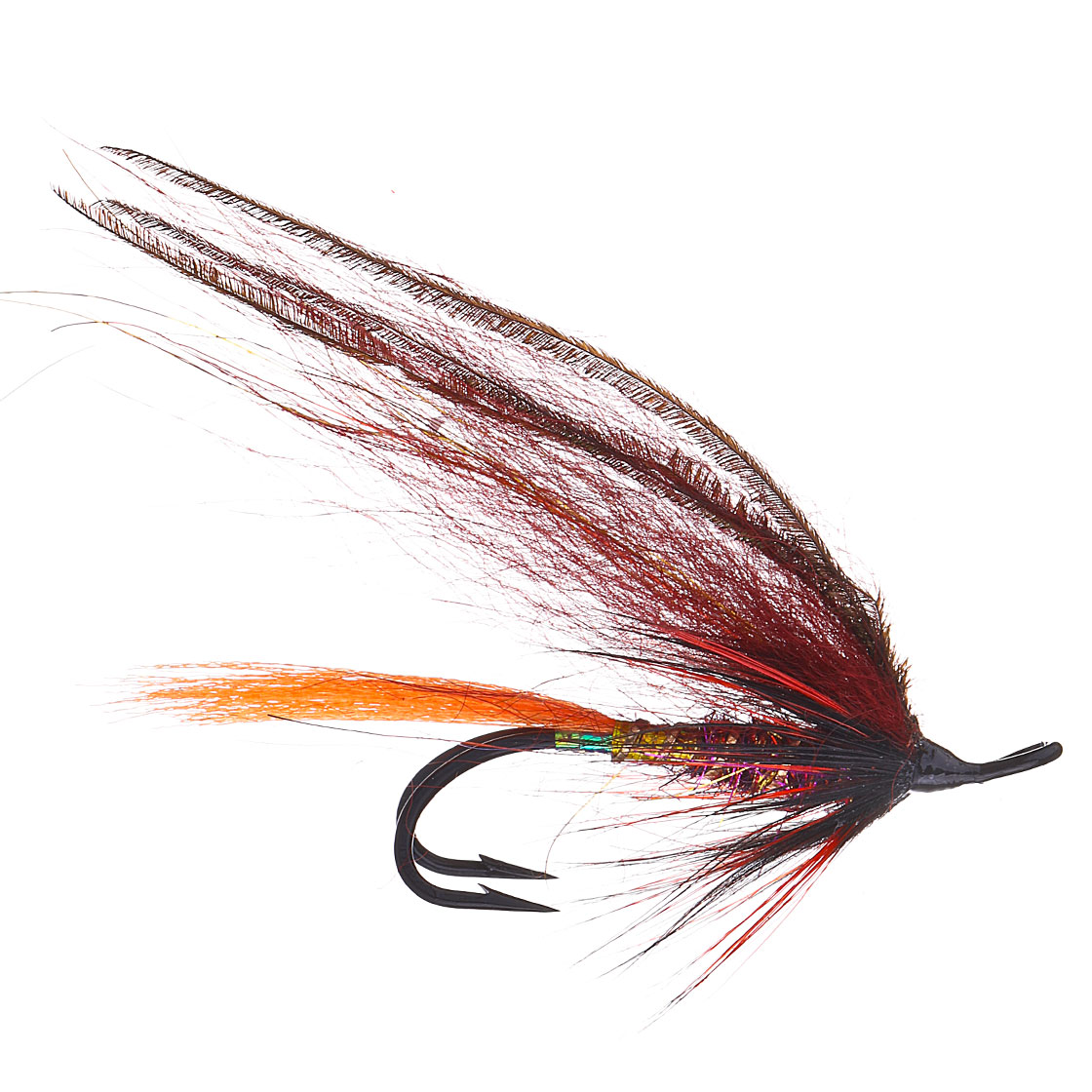 Superflies Mouche à saumon - Pahtakorva Black Double