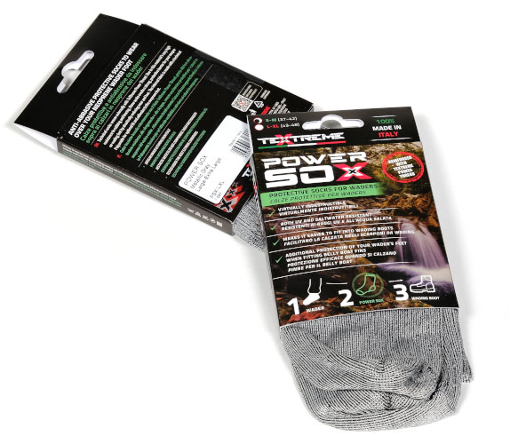 Textreme Power Sox chaussettes de protection pour chaussons en néoprène gris métallisé