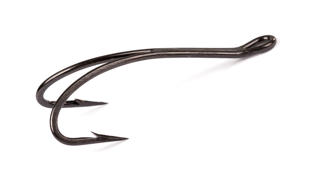 Partridge CS16U/2B Patriot Salmon Up-Eye hameçon double noir